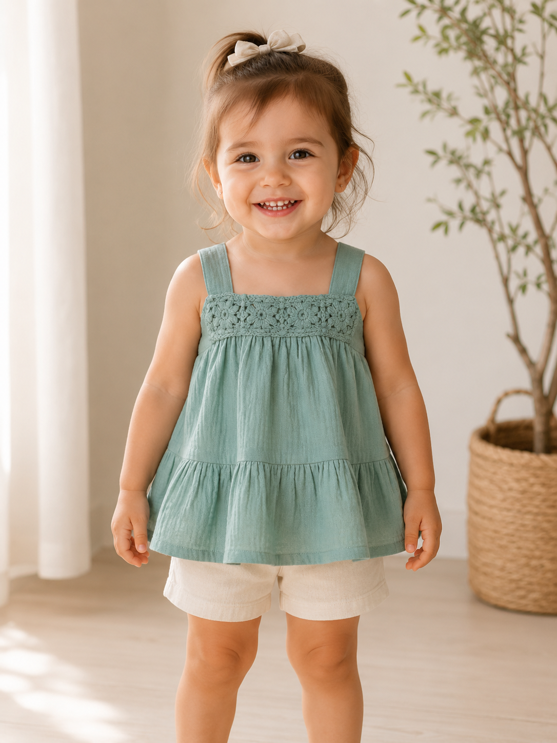 Blusa Vestido OshKosh Niña 2-3 años